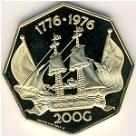 Antilles, 200 gulden, 1976