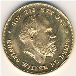 Нидерланды, 10 гульденов (1875 г.)