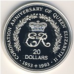 Ниуэ, 20 долларов (1993 г.)