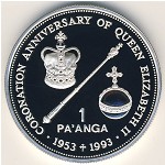 Tonga, 1 paanga, 1993