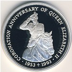 Belize, 2 dollars, 1993