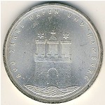 West Germany, 10 mark, 1989