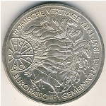 West Germany, 10 mark, 1987