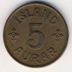 Исландия, 5 эйре (1940–1942 г.)