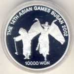 South Korea, 10000 won, 2002