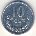 Poland, 10 groszy, 1961–1985