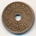 Дания, 1 эре (1927–1940 г.)