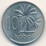 Нигерия, 10 кобо (1973–1976 г.)