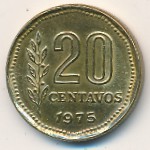 Argentina, 20 centavos, 1970–1976