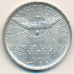 Vatican City, 500 lire, 1963