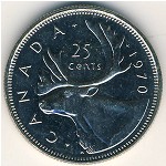 Canada, 25 cents, 1968–1978