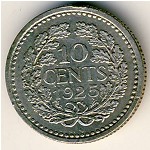 Netherlands, 10 cents, 1910–1925