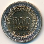 Колумбия, 500 песо (2012–2022 г.)