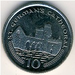Isle of Man, 10 pence, 2000–2003