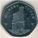 Isle of Man, 50 pence, 2004–2016