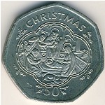 Isle of Man, 50 pence, 1993