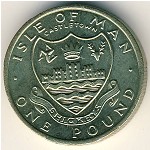 Isle of Man, 1 pound, 1984