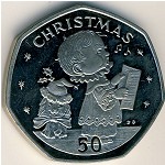 Gibraltar, 50 pence, 1989