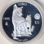 Mexico, 5 pesos, 1997