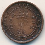 Цейлон, 1 цент (1870–1901 г.)