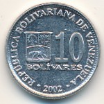 Венесуэла, 10 боливар (2001–2004 г.)