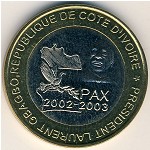 Кот-д`Ивуар, 6000 франков КФА (2003 г.)