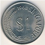 Сингапур, 1 доллар (1967–1985 г.)