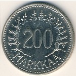 Finland, 200 markkaa, 1956–1959