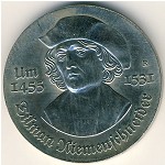German Democratic Republic, 5 mark, 1981