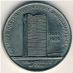 German Democratic Republic, 10 mark, 1989