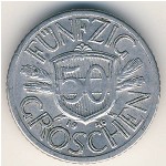 Austria, 50 groschen, 1946–1955