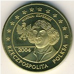 Польша., 50 евроцентов (2004 г.)