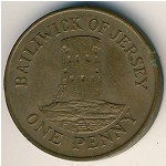 Jersey, 1 penny, 1983–1992