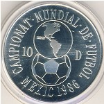 Andorra, 10 diners, 1986
