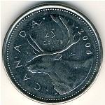 Канада, 25 центов (2003–2021 г.)