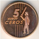 Румыния., 5 евроцентов (2004 г.)