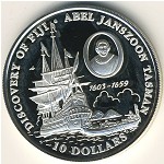 Fiji, 10 dollars, 1993