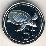 Папуа - Новая Гвинея, 5 тоа (1975–1999 г.)