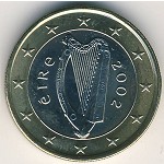 Ireland, 1 euro, 2002–2006