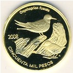 Остров Пасхи, 50000 песо (2008 г.)