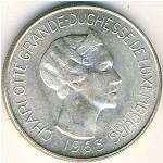 Luxemburg, 100 francs, 1963