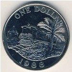 Бермудские острова, 1 доллар (1988 г.)