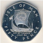 Isle of Man, 50 pence, 1979