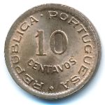 Angola, 10 centavos, 1948–1949