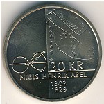 Norway, 20 kroner, 2002