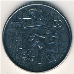 San Marino, 50 lire, 1982