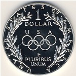 USA, 1 dollar, 1988