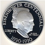 USA, 1 dollar, 1990