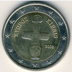 Cyprus, 2 euro, 2008–2019