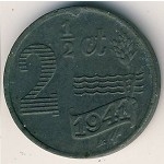 Netherlands, 2 1/2 cents, 1941–1942